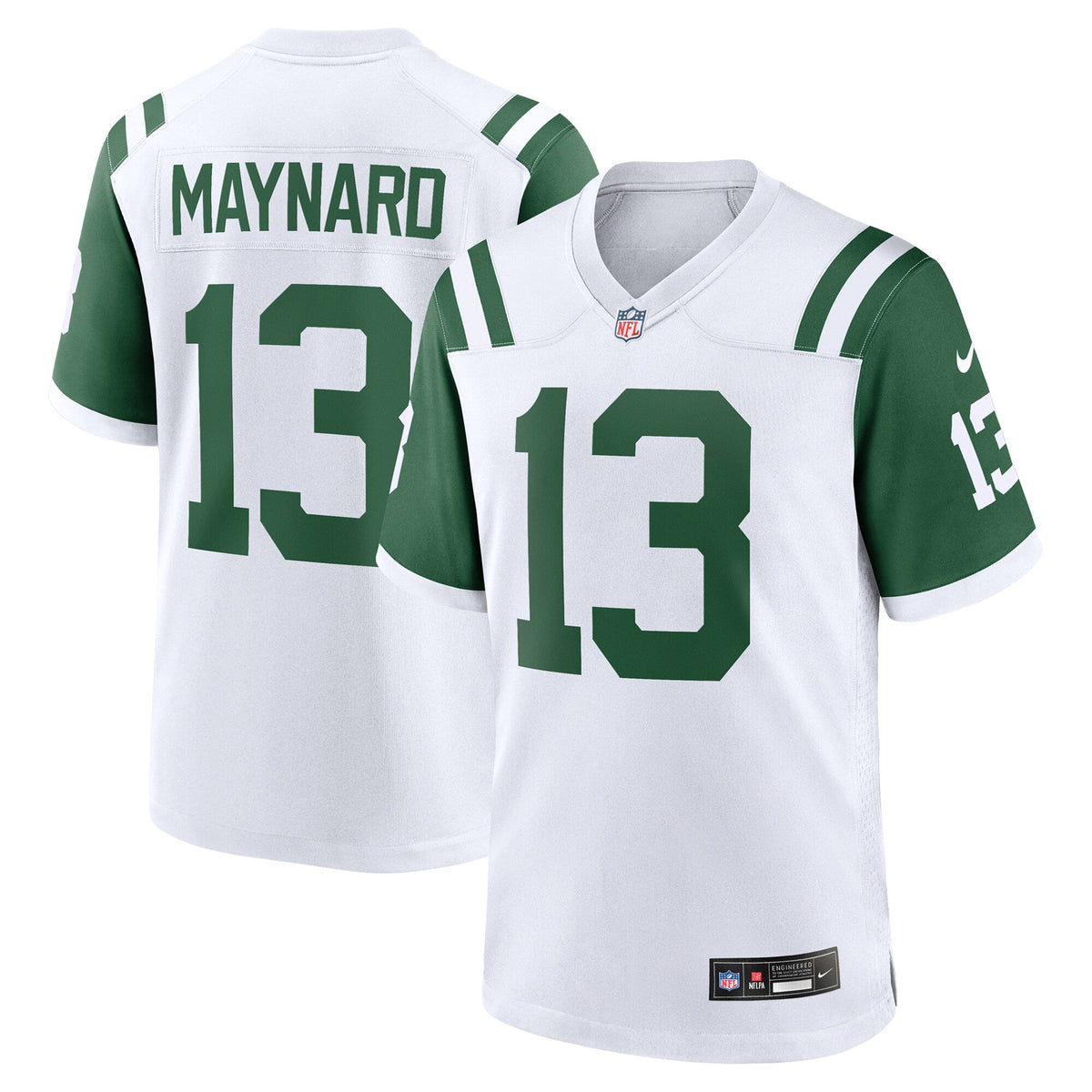 Don Maynard New York Jets Nike Classic Alternate Retired   Game Jersey - White