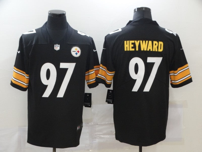 Men's Pittsburgh Steelers Cameron Heyward #97 Black Game Jersey1