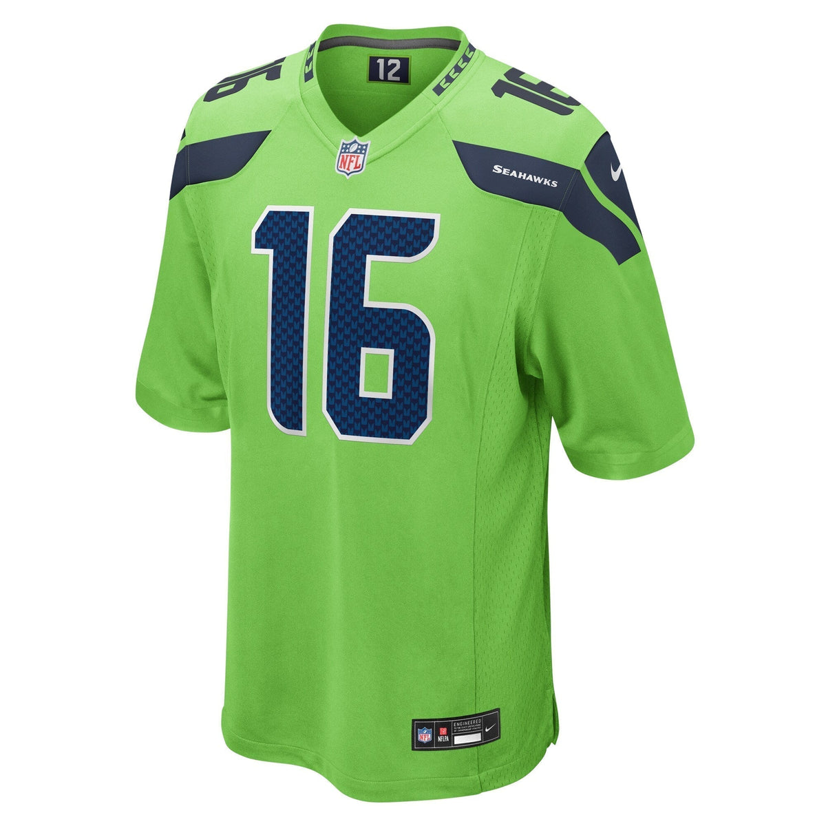 Tyler Lockett Seattle Seahawks Nike  Game Jersey - Neon Green