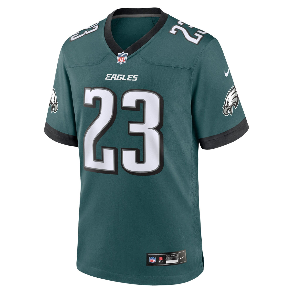 Eli Ricks Philadelphia Eagles Nike Team Game Jersey - Midnight Green