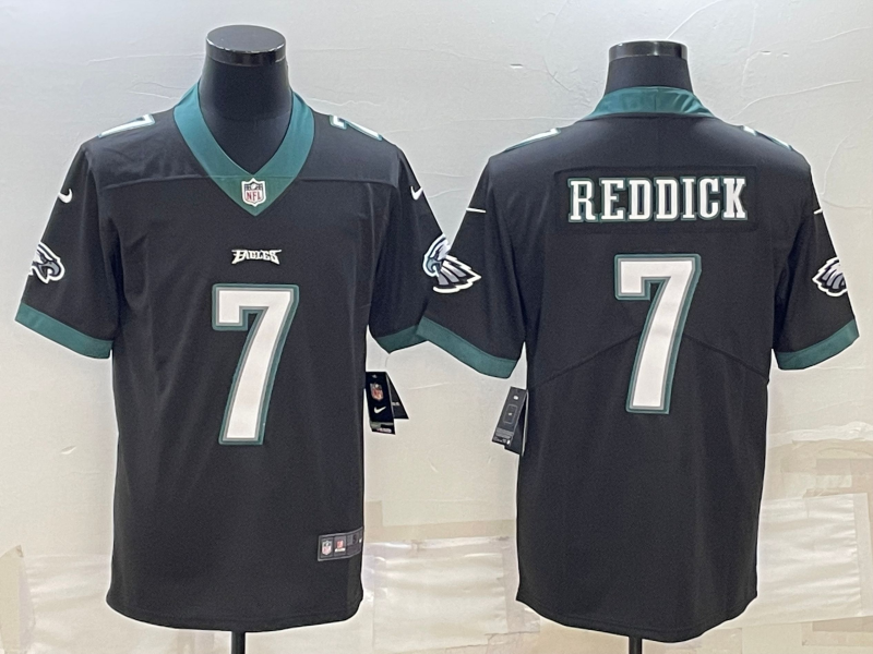 Men's Philadelphia Eagles Haason Reddick #7 Black Game Jersey1