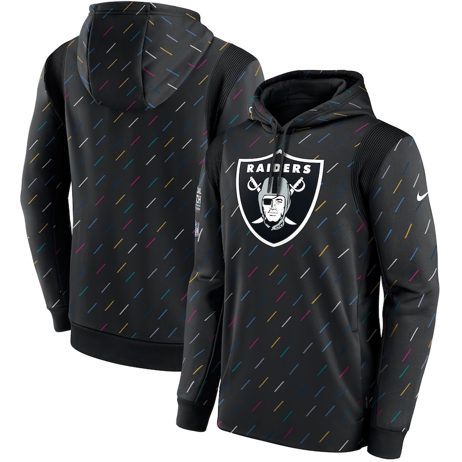 Men's Las Vegas Raiders NFL 2021 Salute to Service Hoodie1 Black