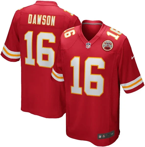 Men's Nike Len Dawson Red Kansas City Chiefs Game Retired Player Jersey