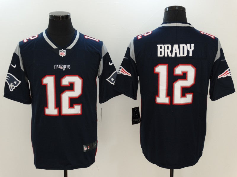 Men's Tom Brady #12 New England Patriots Jersey1 Navy