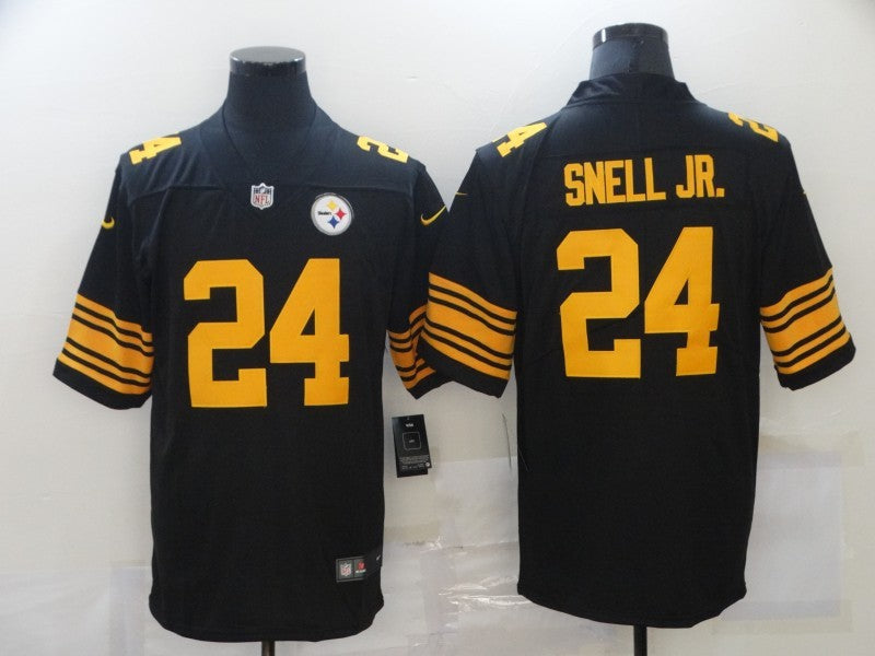Men's Pittsburgh Steelers Benny Snell Jr. #24 Black Alternate Legend Jersey1