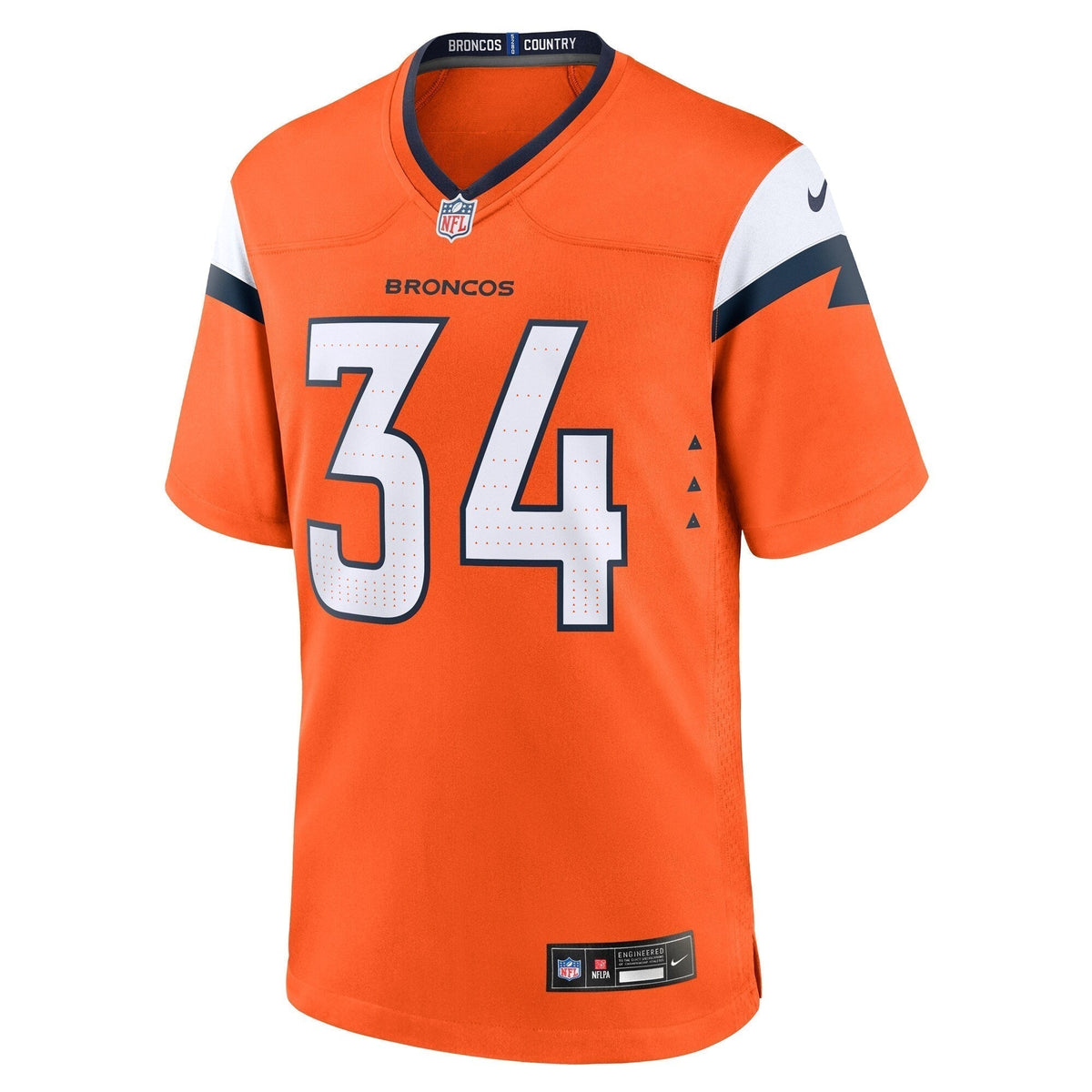 JL Skinner Denver Broncos Nike Team Game Jersey -  Orange