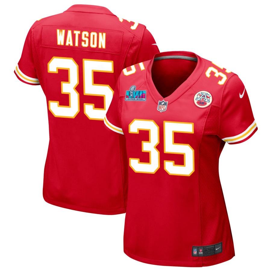 Jaylen Watson Kansas City Chiefs Nike Women's Super Bowl LVII Game Jersey - Red