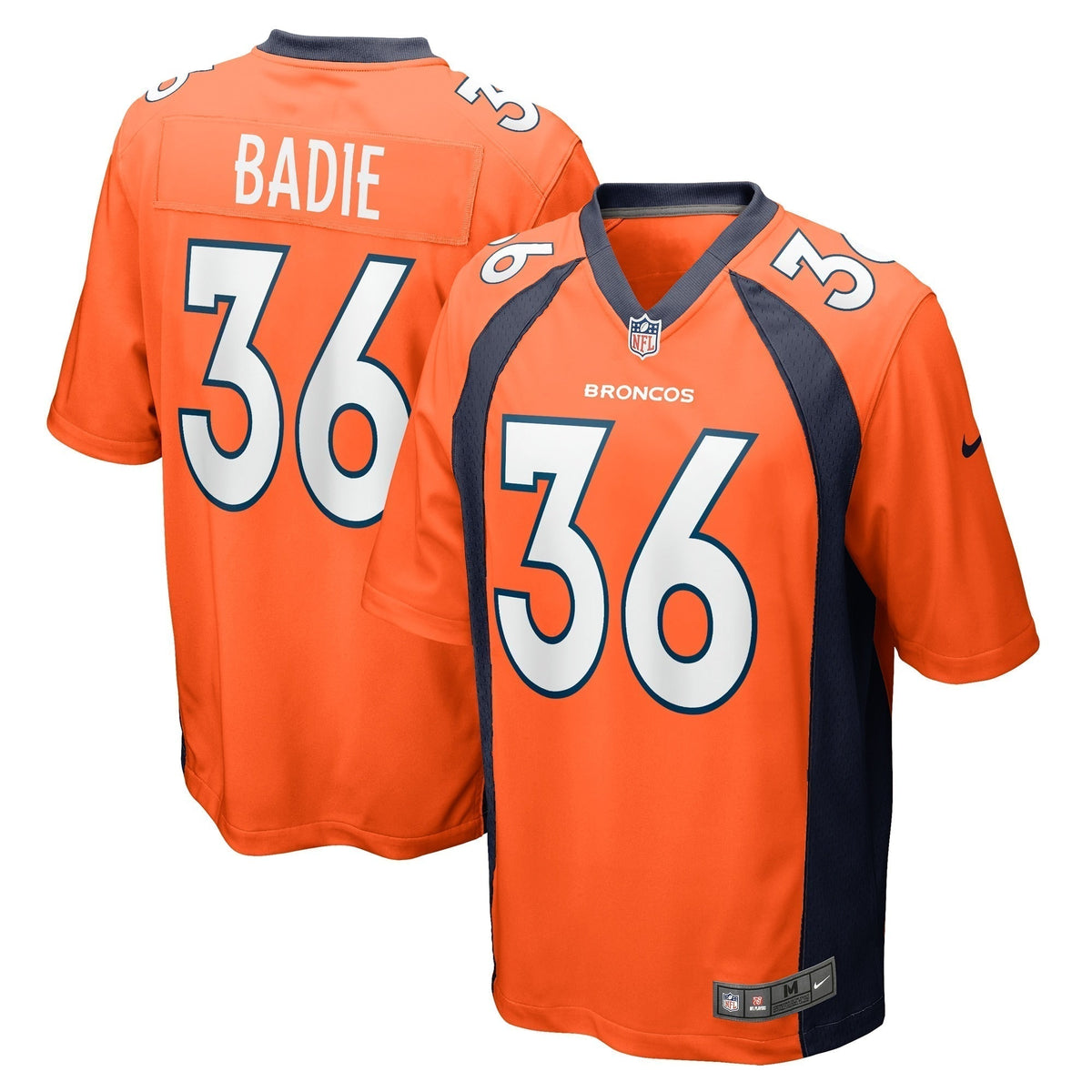 Tyler Badie Denver Broncos Nike Team Game Jersey -  Orange