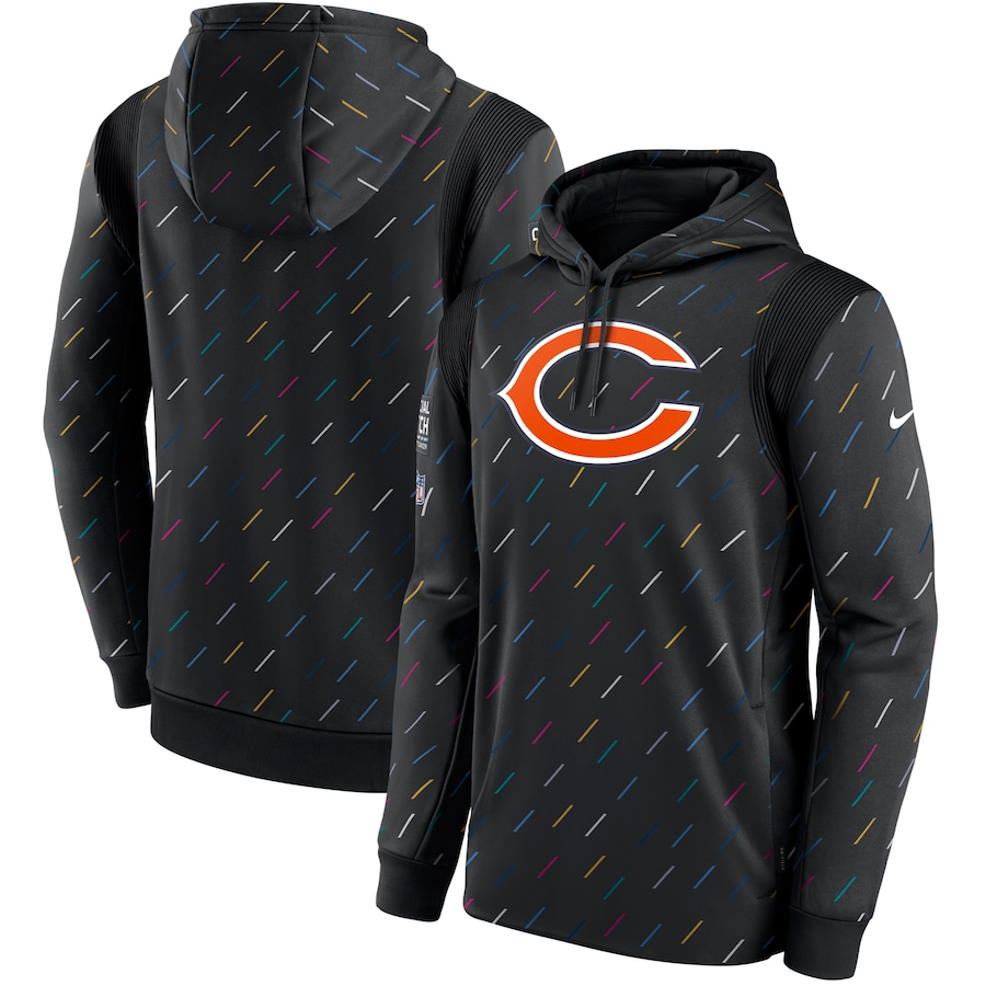 Men's Chicago Bears NFL 2021 Salute to Service Hoodie1 Black