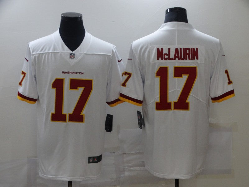 Men's Washington Commanders Terry Mclaurin #17 White Game Jersey1