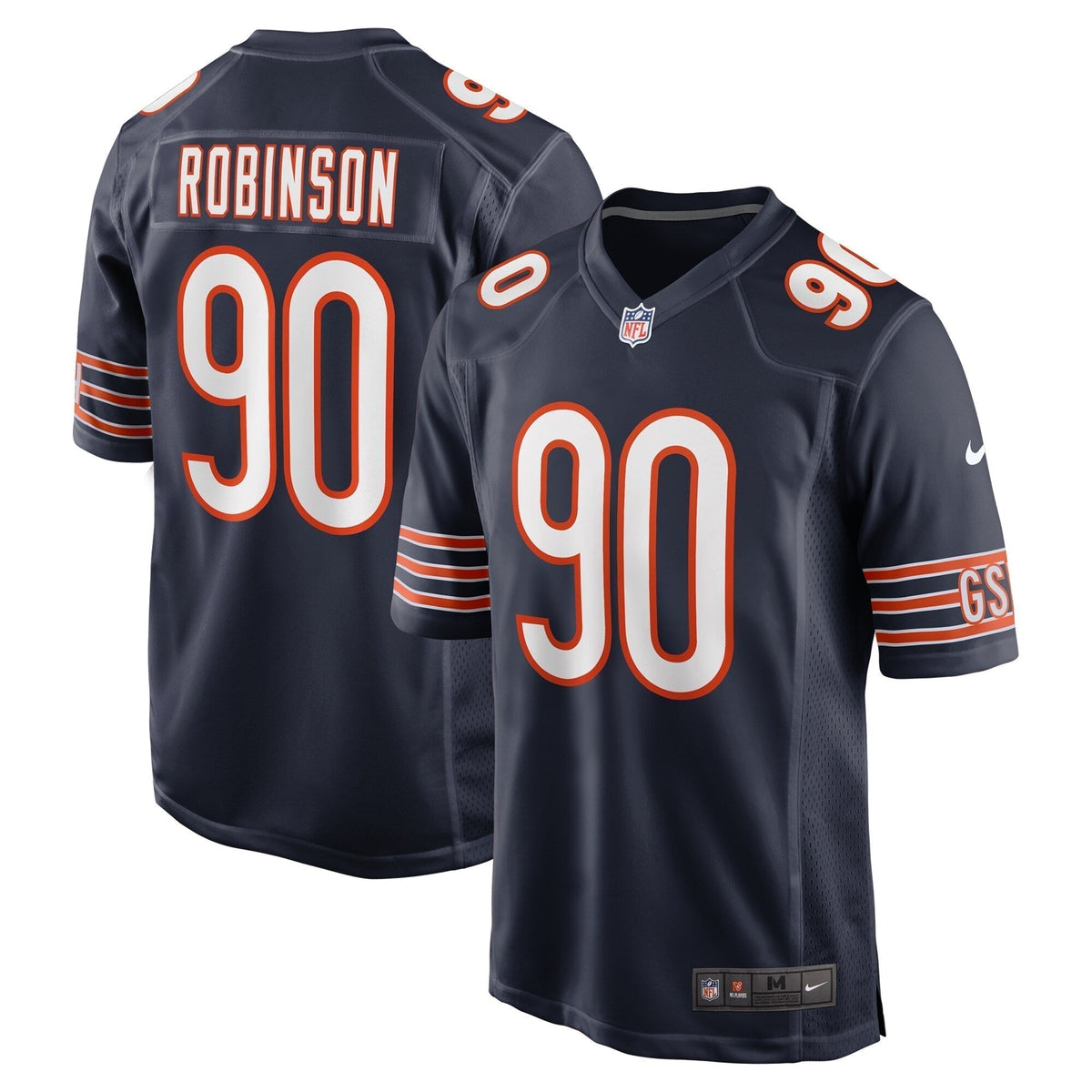 Dominique Robinson Chicago Bears Nike  Game Jersey -  Navy