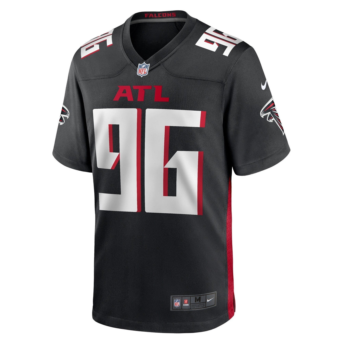 Zach Harrison Atlanta Falcons Nike Team Game Jersey -  Black