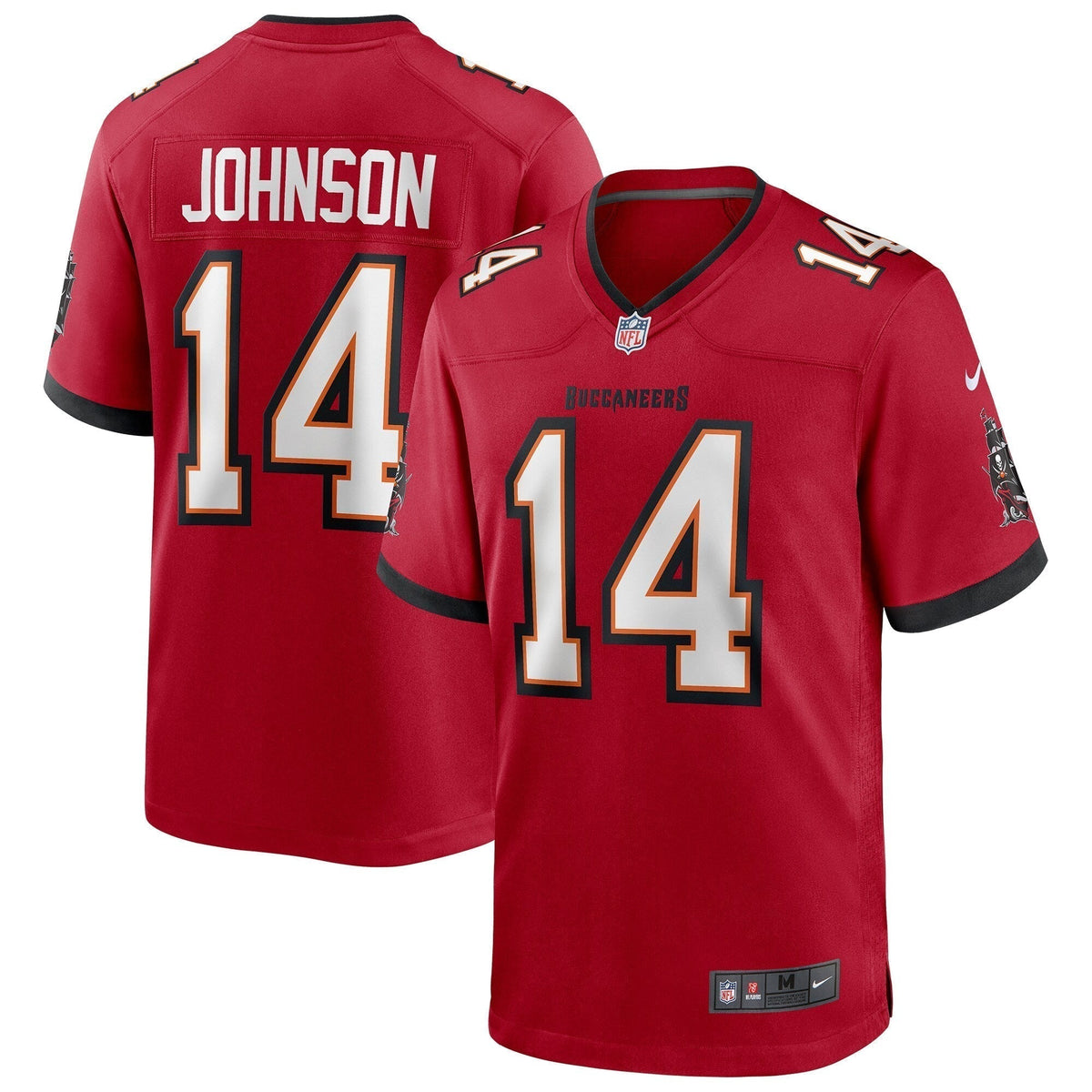 Brad Johnson Tampa Bay Buccaneers Nike Game Retired   Jersey - Red