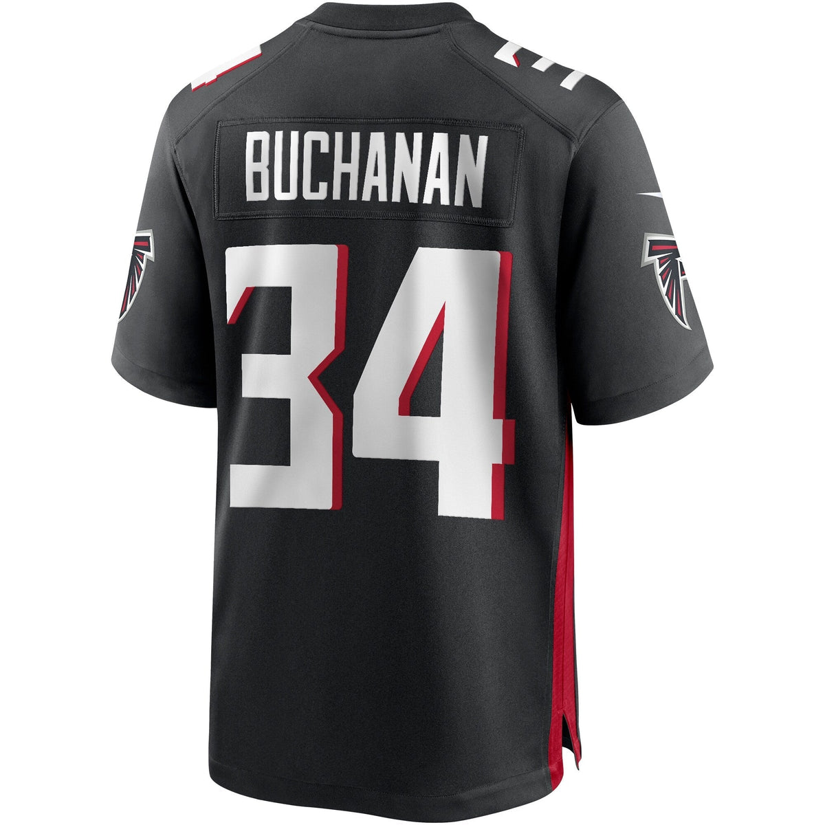 Ray Buchanan Atlanta Falcons Nike Game Retired   Jersey - Black