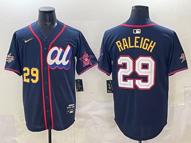 Men's American League Cal Raleigh #29 Navy 2025 All-Star Edition Limited Player Jersey