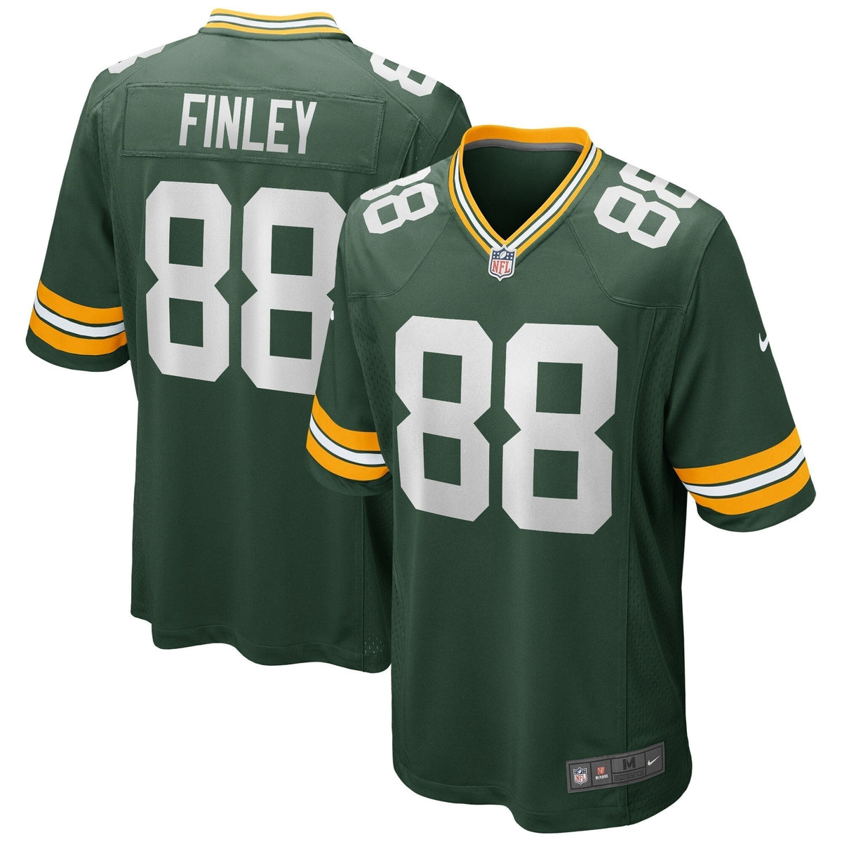 Jermichael Finley Green Bay Packers Nike Game Retired   Jersey - Green