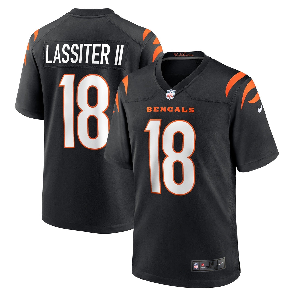 Kwamie Lassiter II Cincinnati Bengals Nike Game   Jersey - Black