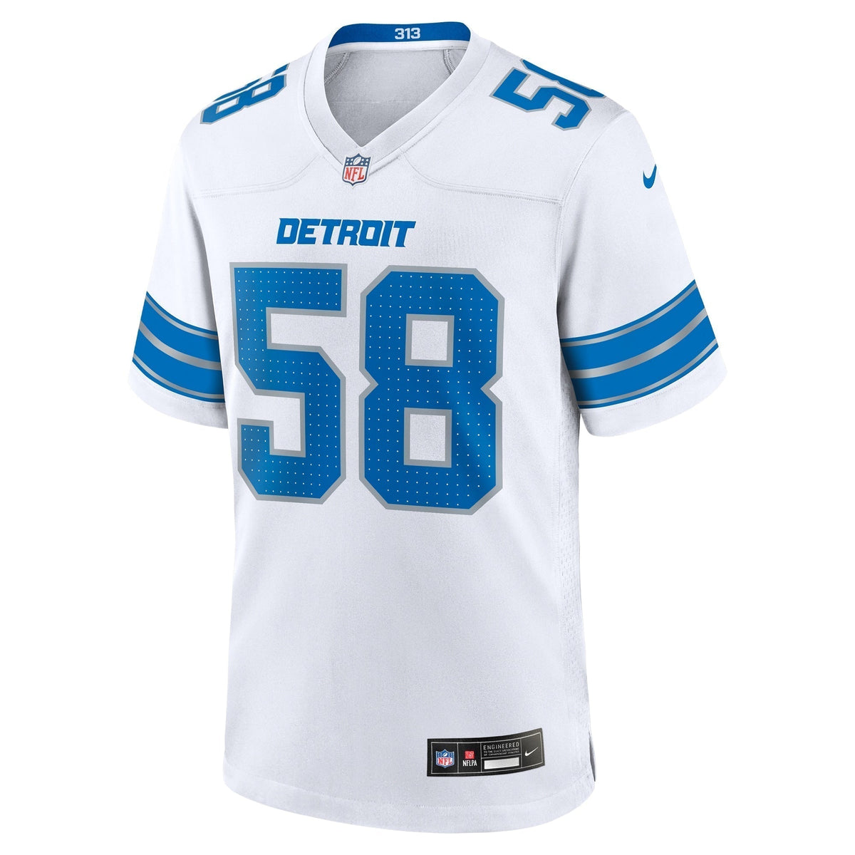 Penei Sewell Detroit Lions Nike Game Jersey -  White