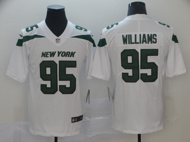 Men's New York Jets Quinnen Williams White Game Jersey1