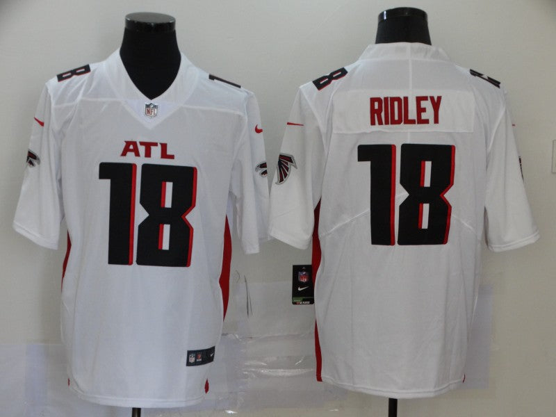 Men's Atlanta Falcons Calvin Ridley #18 White Player Game Jersey1