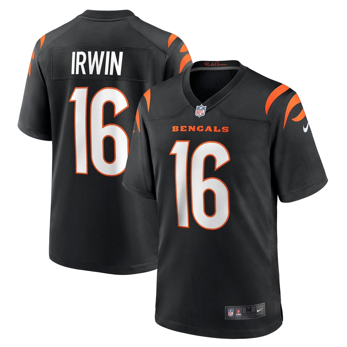 Trenton Irwin Cincinnati Bengals Nike Game   Jersey - Black