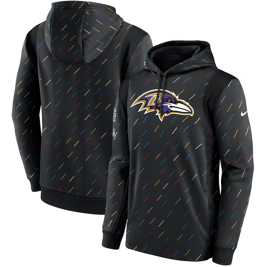 Men's Baltimore Ravens NFL 2021 Salute to Service Hoodie1 Black