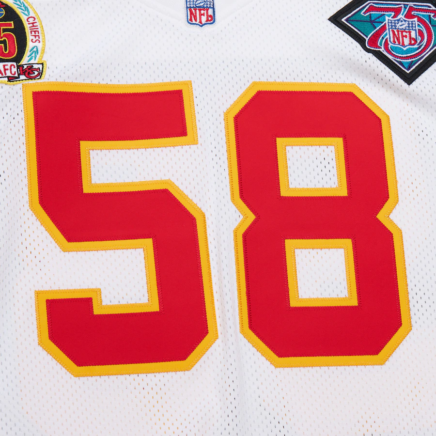 Mens Derrick Thomas White Kansas City Chiefs 1994 Jersey