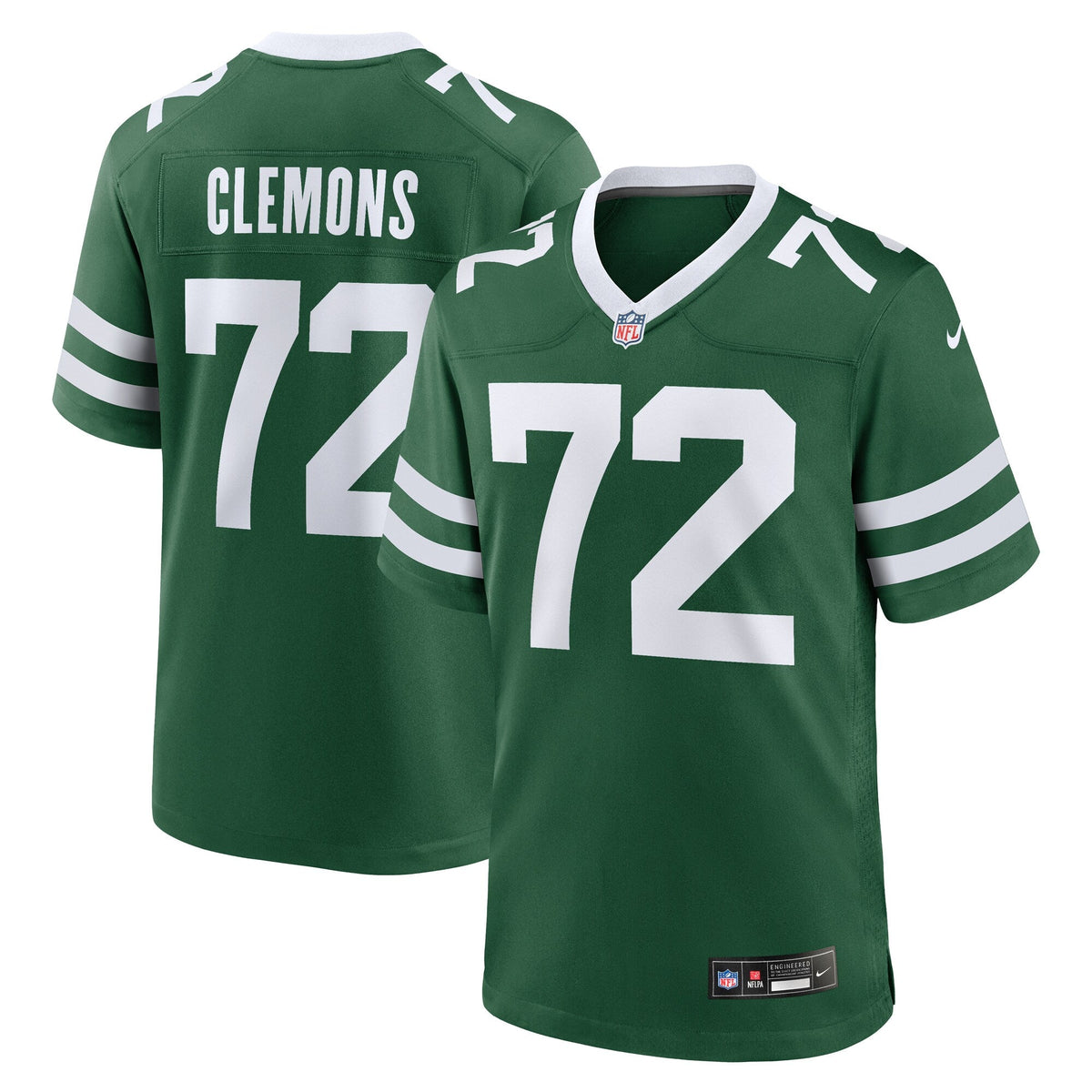 Micheal Clemons New York Jets Nike Team Game Jersey - Legacy Green
