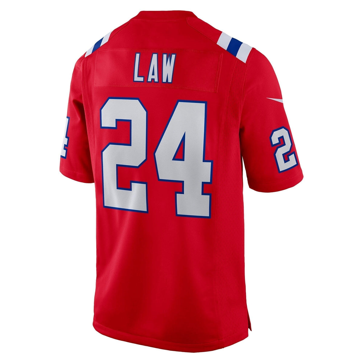 Ty Law New England Patriots Nike Retired   Alternate Game Jersey - Red
