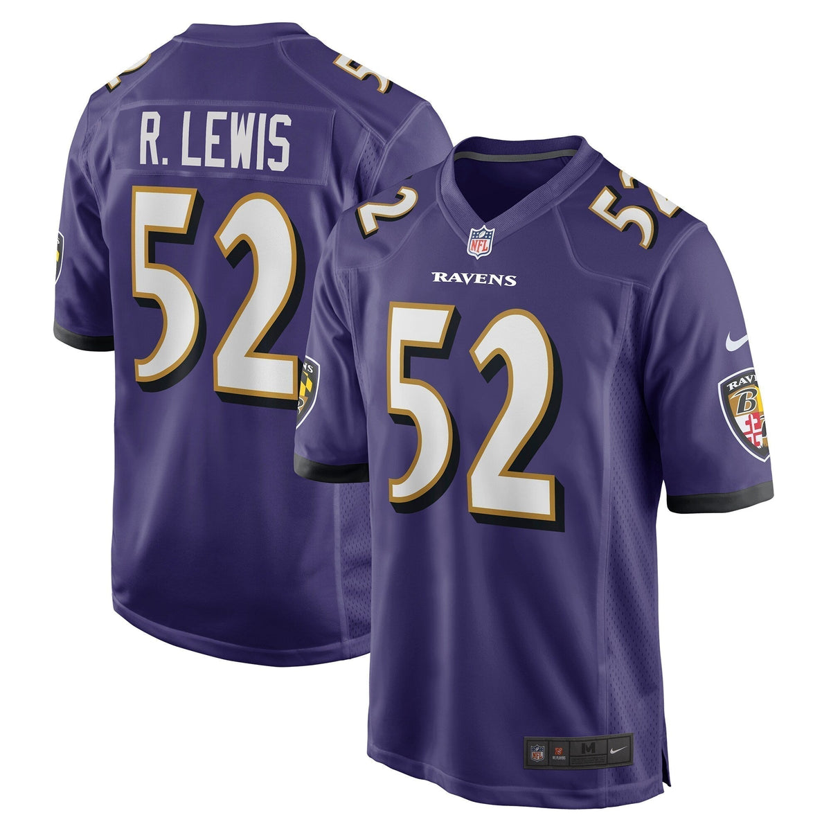 Ray Lewis Baltimore Ravens Nike Retired   Jersey - Purple