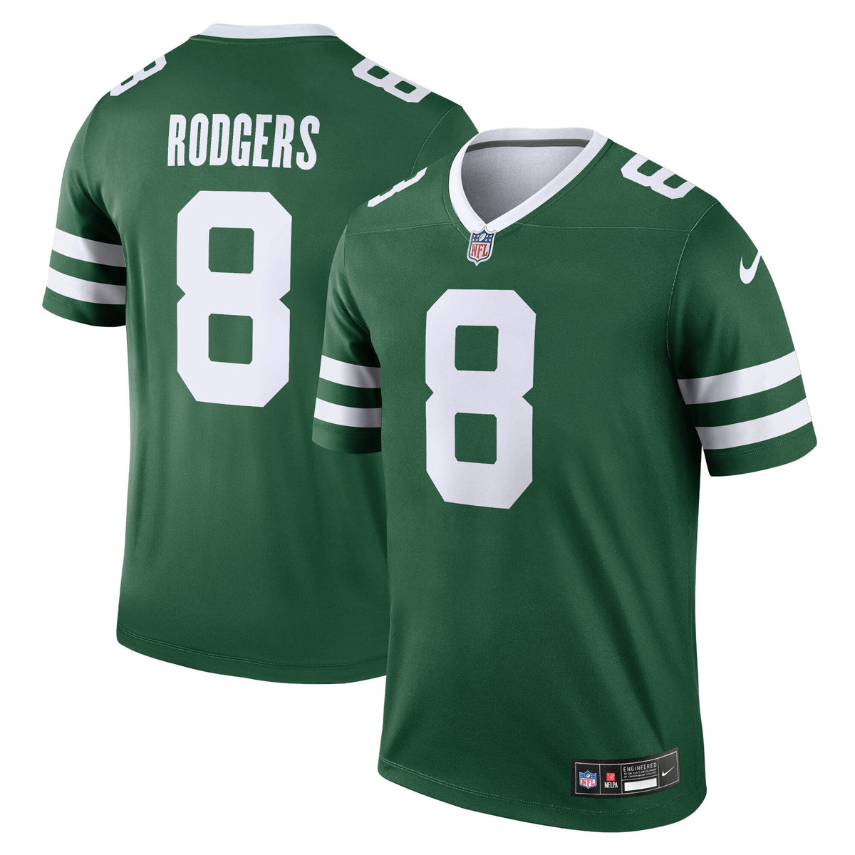 Aaron Rodgers New York Jets Nike Legend Jersey - Legacy Green