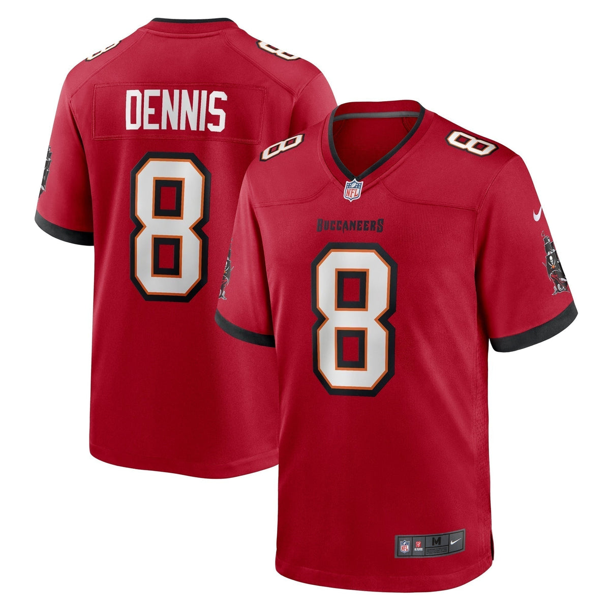 SirVocea Dennis Tampa Bay Buccaneers Nike Game Jersey - Red