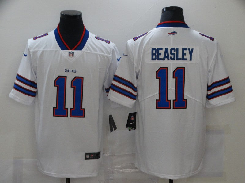 Men's Buffalo Bills Cole Beasley #11 White Game Player Jersey1