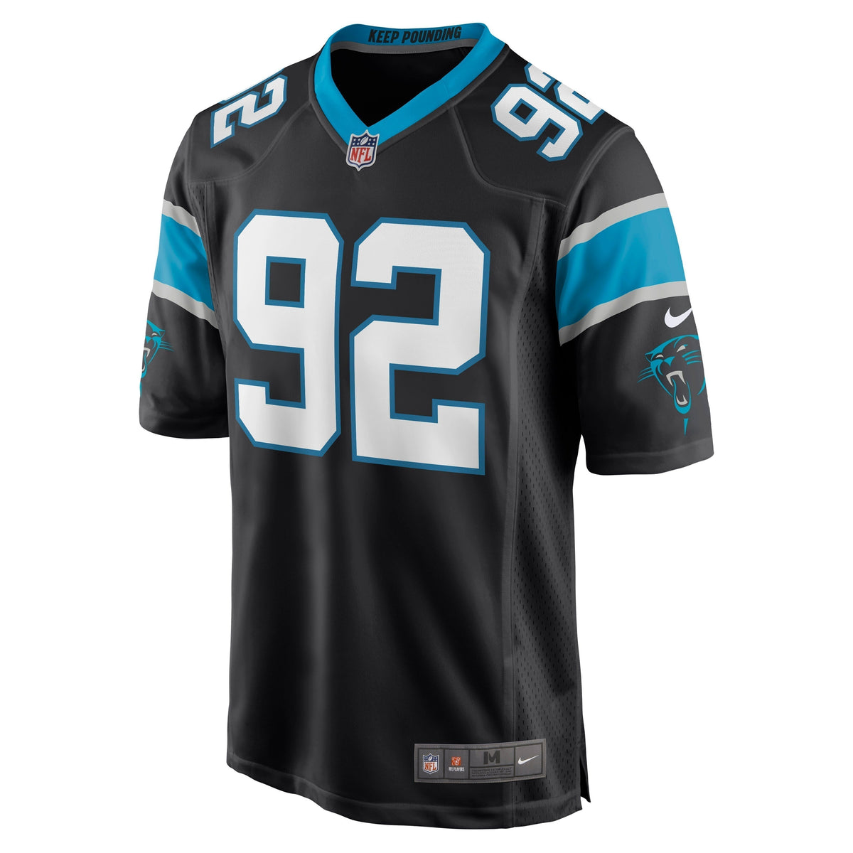 Zach Kerr Carolina Panthers Nike Game Jersey - Black