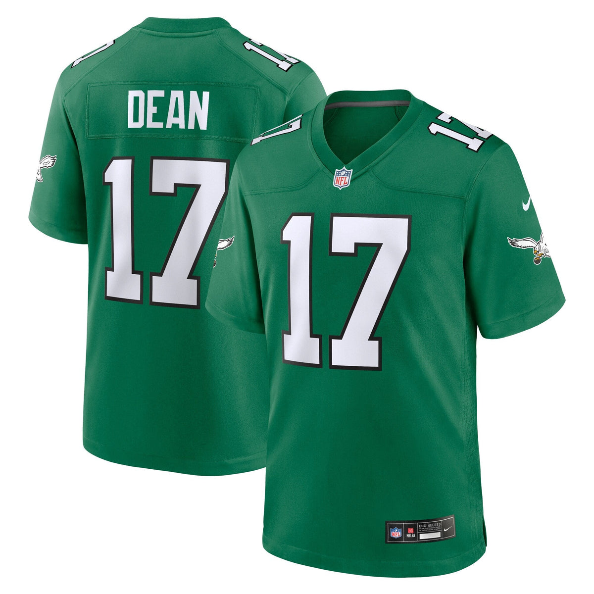 Nakobe Dean Philadelphia Eagles Nike Alternate Game Jersey - Kelly Green