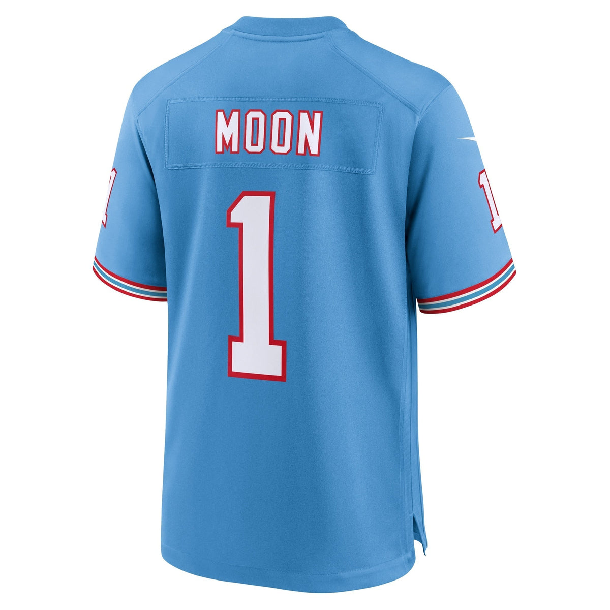 Warren Moon Tennessee Titans Nike Oilers Throwback Retired   Game Jersey - Light Blue