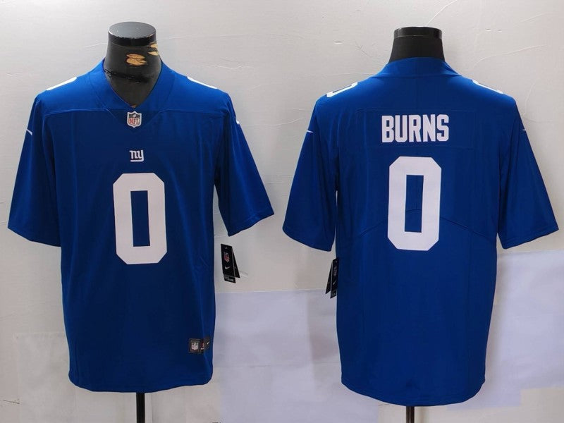 Men's New York Giants Brian Burns #0 Royal Game Player Jersey1