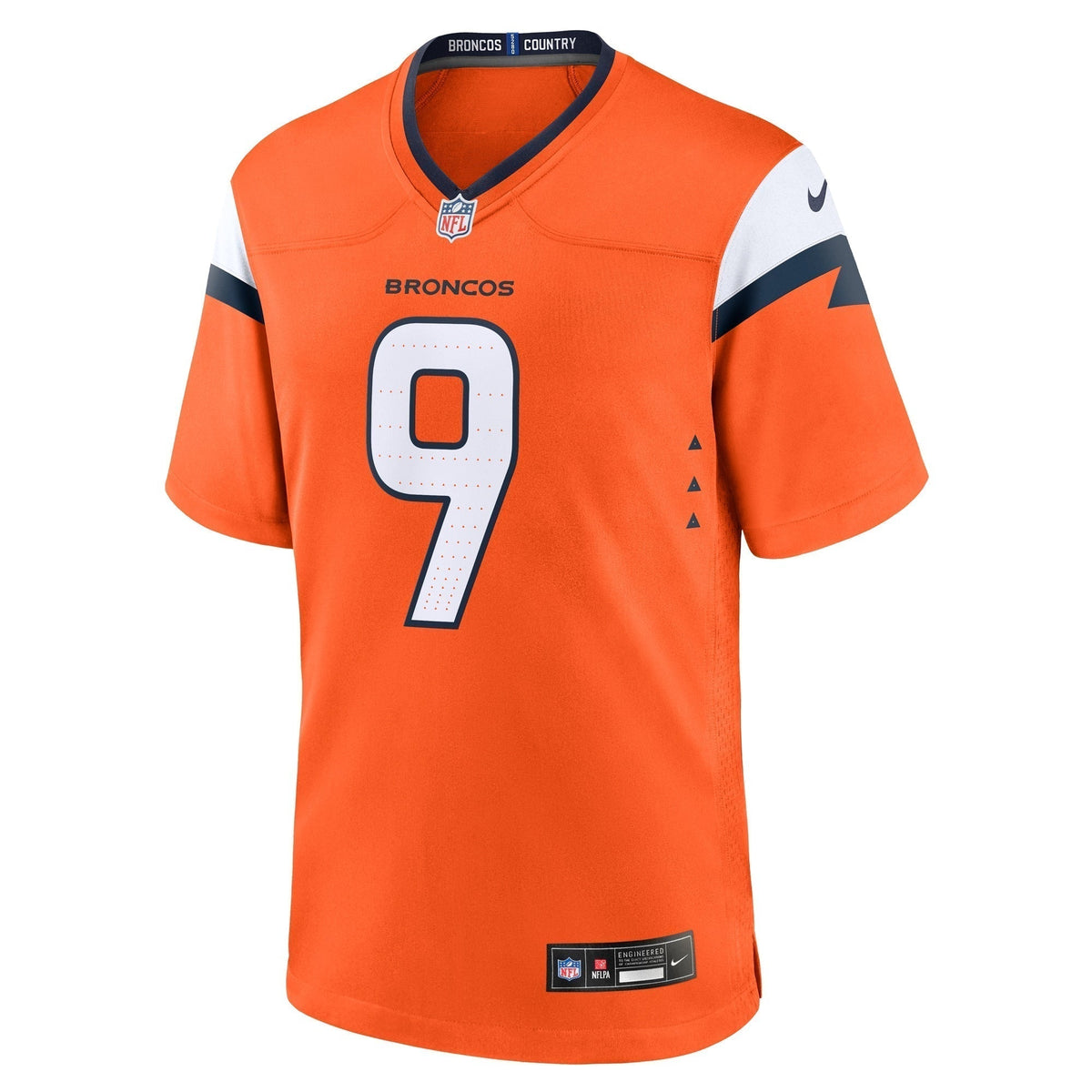 Riley Dixon Denver Broncos Nike Team Game Jersey -  Orange