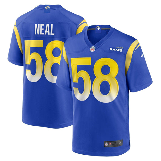 Eli Neal Los Angeles Rams Nike Game Jersey -  Royal