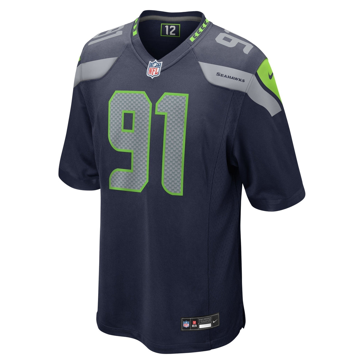 Byron Murphy II Seattle Seahawks Nike    Game Jersey - College Navy