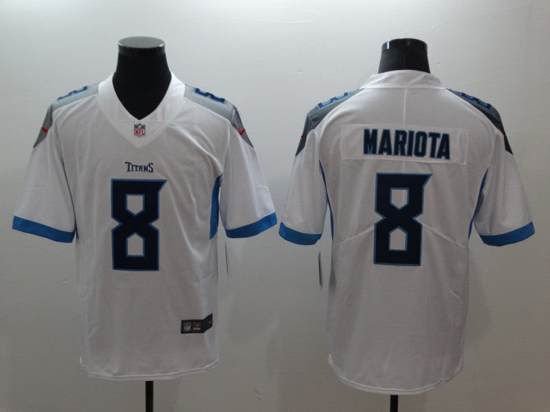 Men's Tennessee Titans Marcus Mariota #8 White Game Player Jersey1