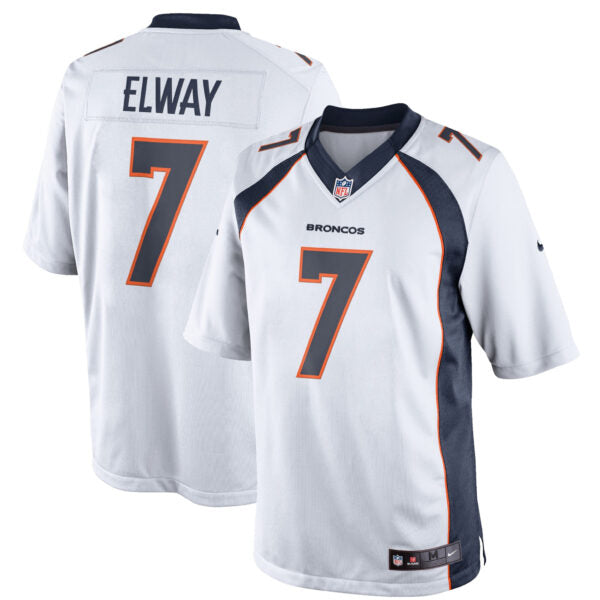 John Elway Denver Broncos Jersey - White