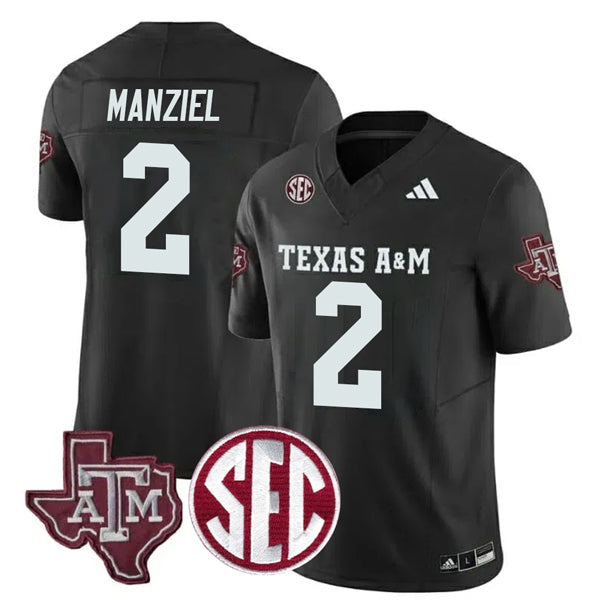 Johnny Manziel Texas A&M Aggies Football Alternate Jersey – Black