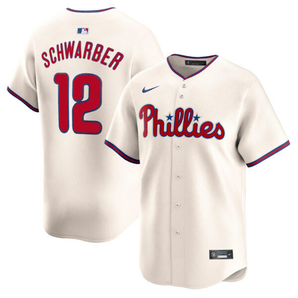 Kyle Schwarber Philadelphia Phillies Alternate Limited Jersey - Cream