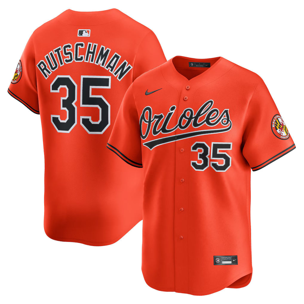 Adley Rutschman Baltimore Orioles 2nd Alternate Jersey - Orange
