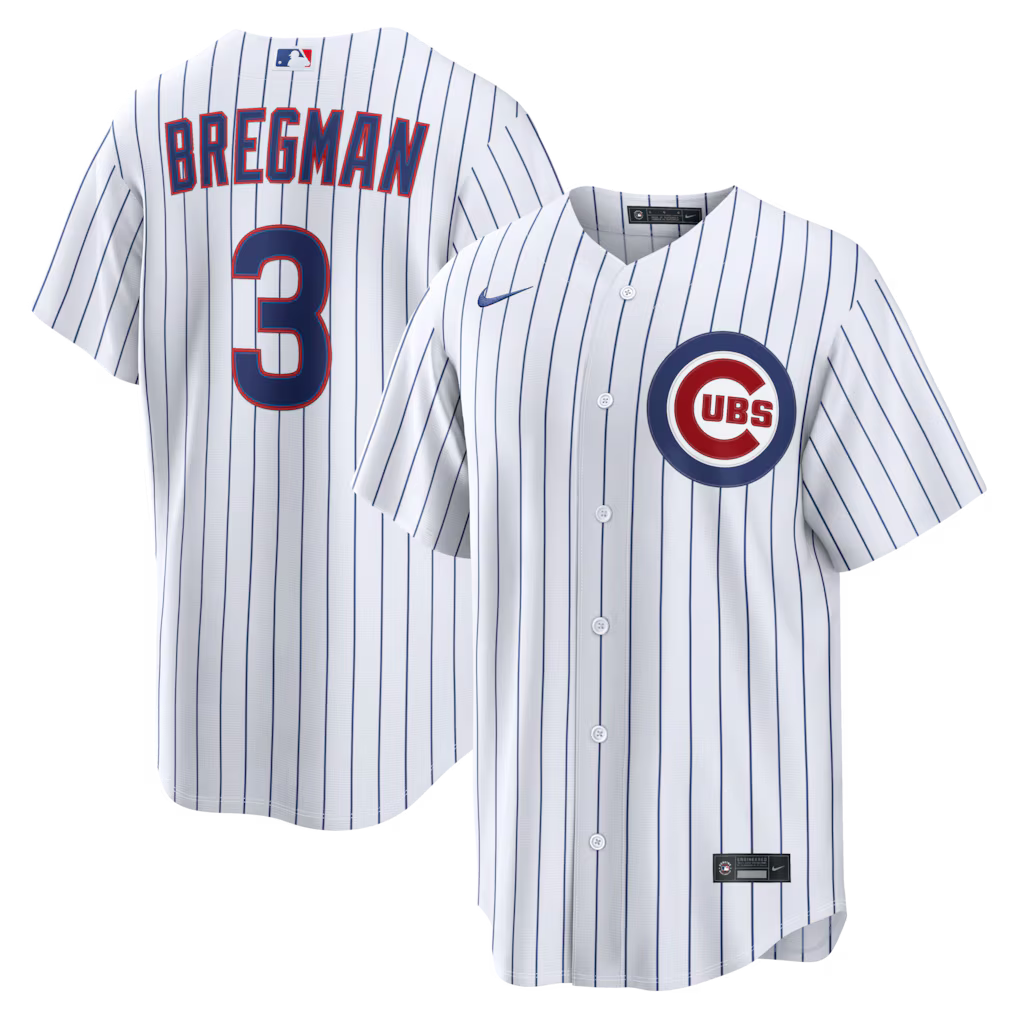 Alex Bregman Chicago Cubs Home Jersey - White