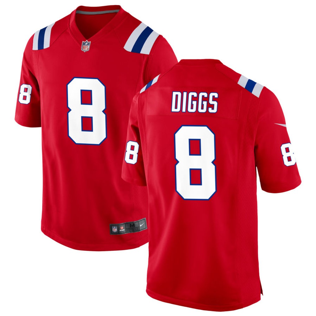 Stefon Diggs New England Patriots Jersey - Red