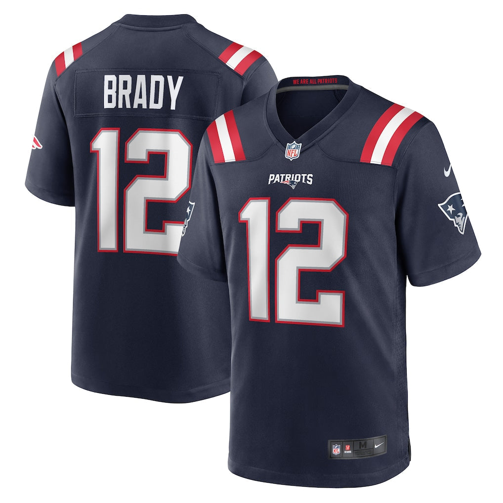 Tom Brady New England Patriots Retired Player Jersey - Navy