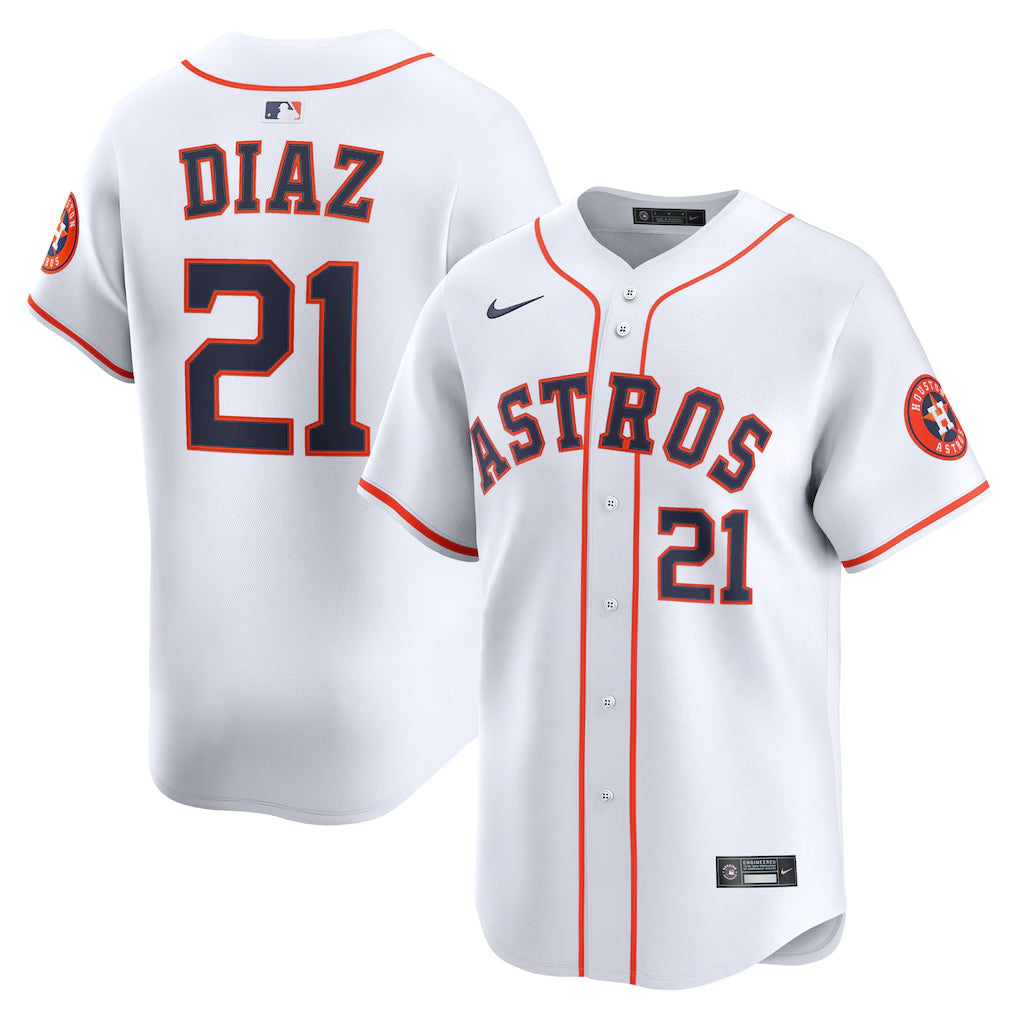 Yainer Diaz Houston Astros Nike Jersey - White