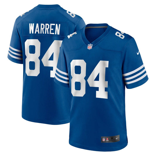 Tyler Warren Indianapolis Colts Alternate Jersey - Royal Blue